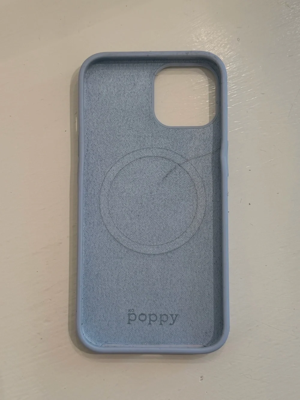 Xo Poppy iPhone 13 Light Blue Silicone MagSafe Case